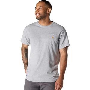 Carhartt Men's Force Relaxed Fit Midweight Short-Sleeve Pocket T-Shirt Size L, Gray