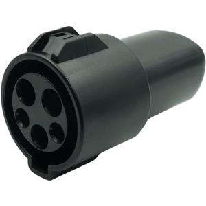 JOWUA J1772 to NACS Adapter 60 Amp / 250V AC - Compatible with SAE J1772 Charger (Black)