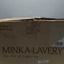 Minka Lavery Semi Flush Mount Ceiling Light 3296-613 Audrey's Point Lighting Fixture, 4-Light 240 Watts, Polished Nickel, 14.25x17.25x17.25