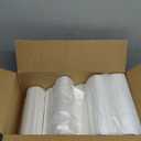 TYPLASTICS 33 Gallon Clear Garbage Can Liners - 33" x 40" - High Density Garbage Bags - Case of 500 - Multipurpose for Office, Outdoor, Recycling, Industrial and Commercial (1 Count (Pack of 500))