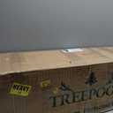 7FT Pre-Lit Artificial Christmas Tree with 2010 PE&PVC Mixed Branch Tips, 500 Warm White Lights, Hinged Premium Spruce Fake Xmas Trees, Green, Foldable Base