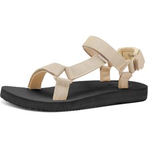Women's Original Sandals Comfortable Quick-Drying Casual Sport Sandal Walking Hiking Water Sandals With Arch Support, Champagne US 9