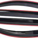 Window Visors Rain Guards Deflector 4 Piece Set for 2015-2022 Chevrolet Chevy Colorado & GMC Canyon Crew Cab 94995