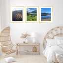 JCJMY 22x28 Picture Frame with 18x24 Mat, Display Photo 18x24 with Mat or 22 x 28 Without Mat, Wall Hanging Large 22 by 28 Poster Frame with Plexiglass, Gold
