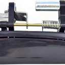 PT Auto Warehouse HO-3232S-RR - Outside Exterior Outer Door Handle, Smooth Black - Passenger Side Rear