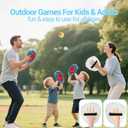 LED Toss and Catch Ball Set, Toddler Baseball Glove, Camping Beach Pool Toys For Kids, Outside Backyard Family Games, Sports & Outdoor Play Toys for 3 4-8 8-12 Year Old Boys Girls Birthday Gifts