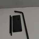 Paper Towel Holder, Self Adhesive or Drilling Paper Towel Holder Under Cabinet, Stainless Steel Black Paper Towel Holders Wall Mount for Kitchen, Bathroom, Sink, Pantry, Fridge