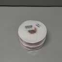 2 x TONIFUL 1 Inch x 50yd Light Pink Satin Ribbon Thin Solid Fabric Ribbon for Gift Wrapping, Floral Bouquets, Bows and Craft Making, Christmas Valentines Birthday Wedding and Party Decoration