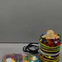 Bucherry 54 Pieces Cinco De Mayo Sombrero Hats Mexican Beaded Necklace Paper Eyewear Fiesta Party Supplies Bulk for Mexican Day Decorations