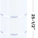 Cryspool 07072 Filter Compatible with CX880XRE, SwimClear C4030, C4025, C4020, PA106-PAK4, C-7488, FC-1226, 4106 Sq. Ft Pool Filter Cartridge, 4 Pack
