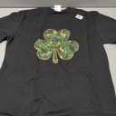 Military Family - St Patricks Day Camo Shamrock Camouflage T-Shirt, L