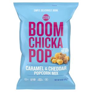 Angie’s BOOMCHICKAPOP Caramel and Cheddar Mix Popcorn, 6 Oz (EXP 08/10/26)