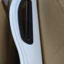 Trays for Serving Food, 2 Pack of Food Serving Trays, Silicone Grippy Dots, Non Slip-White Serving Trays for Breakfast, Fruit, Dessert