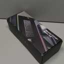 RGB Gaming Mouse Pad with Fast Wireless Charger, LED Extended Desk Mat, Home Office Large Desk Pad with Ultra-Smooth Surface, Non-Slip Base, Waterproof Keyboard Pad (Black) (31.5x11.81"-Black w/PD Charger)