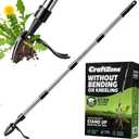 Weed Puller Detachable Stand Up Weed Puller Tool Long Handle with 4-Claw Stainless Steel Head & Removable 4-Section Pole Garden Hand Weeding Tools - Stand up and Weed Effortlessly