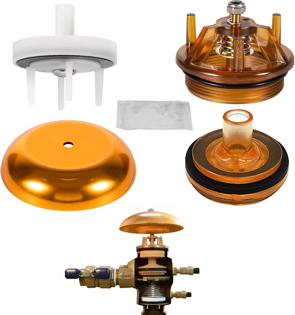 For Febco 765-1 Repair Kit, 765 1" & 1-1/4" Model, 905-212 Bonnet Poppet Repair Kit & 905-052 Check Valve Assembly & Canopy for Febco 765-1 inch & 1-1/4 inch Backflow Preventer and Vacuum Breaker