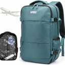 Vacuum Compression Backpack, Carry on Sealed Travel Backpack with Vacuum System and Pump, Mothers Day, Birthday Gifts for Traveler Expands to 40L Packing Capacity, Fits 17 Laptop &25 Days of Clothes (Teal)