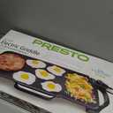Presto 07061 22-Inch Electric Griddle with Removable Handles, Extra-Large Nonstick Ceramic Surface, Black