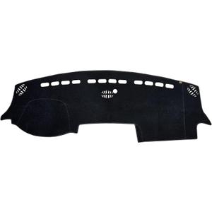 KEYOOG Dashboard Cover Dash Mat Fit for 2024-2019 Do-dge Ram 1500 2500 3500 (Without HUD Models),Car Dash Board Mat Anti-Glare Carpet,Non-Slip Pad Sunshield Protector (Black)