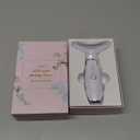 7 Color Neck Face Massager - Facial Massager Tool for Skin Care at Home, Vibrating Face Massager with Thermals, Galvanic Machines White