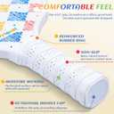 Premium Pickleball Paddles Set of 2, Fiberglass Surface & Polypropylene Honeycomb Core, Lightweight (7.5oz) with 4 Indoor/Outdoor Balls,GripTapes Carry Bag, Perfect for Beginner Men Women (Rhombus)