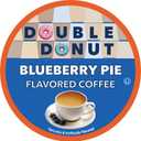 Double Donut Coffee Blueberry Coffee in Single Serve Pods, Flavored Coffee For the Keurig K Cups Brewer, 80 Cups (EXP 10/31/28)