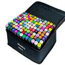 SALAHEYO 120 Colors Alcohol Markers with Base Art Drawing Markers Set for Adults Painting,Coloring,Sketching, Comics, Illustration- Refillable