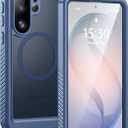 Lanhiem Magnetic for Samsung Galaxy S26 Ultra Case, IP68 Waterproof Dustproof, Built-in Screen Protector, Rugged Full Body Shockproof Cover for Galaxy S26 Ultra 5G 6.9 Inch, Blue