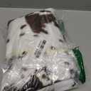 MandyQ Christmas Tree Skirt,30 Inches Cow Print Luxury Faux Fur Xmas Tree Mat for Christmas Holiday Decorations White and Black Cow/78