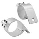 Jtron Tube Clamps for Off-Road ATV UTV, Light Bar Clamp Kits (choice 1"/1.5"/1.75"/2" Inch) Aluminium Mounting Bracket Kit LED Off Road Light Horizontal Bar Clamp Roof Roll Cage Holder (2 pcs)