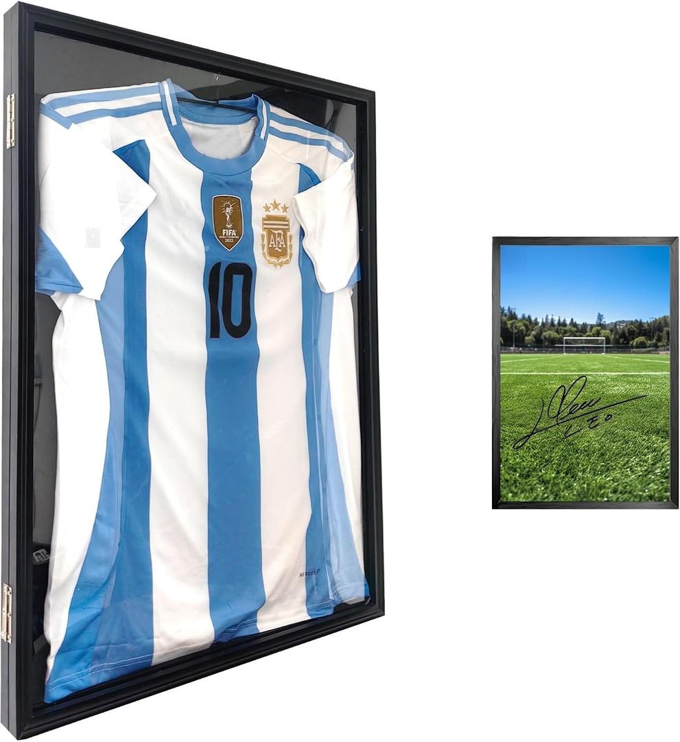 Thickened Jersey Frame Display Case Jersey Shadow Box Display Case with Effective UV ProtectionMountable Wall and Lockable Jersey Frame for Hanger Baseball Basketball Football Thickened Jersey Frame Display Case Jersey Shadow Box Display Case with Effective UV ProtectionMountable Wall and Lockable Jersey Frame for Hanger Baseball Basketball Football