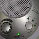 Homedics SoundSleep White Noise Sound Machine, Silver, Small Travel Sound Machine with 6 Relaxing Nature Sounds, Portable Sound Therapy for Home, Office, Nursery, Auto-Off Timer, by Homedics
