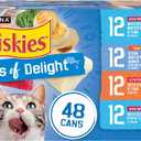 Friskies Purina Meaty Bits Cat Food Variety Pack, 24 Pack 5.5 oz Cans BBD: 06-2027