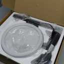 36W LED Floor Lamp, Super Bright Standing Lamp, Modern Stepless Dimmable Torchiere Lamp with Remote Control, 350Rotating Head Reading Floor Lamp for Living Room, Bedroom, Office - Gunmetal