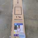 PetSafe Sliding Glass Pet Door - No-Cut DIY Install Doggy Door for Renters - Aluminum Frame - Adjustable Height 75 7/8" to 81" - Ideal for Large Dogs Up to 100 lb - White