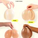 Niidor Adhesive Bra Strapless Sticky Invisible Push Up Bra Sticky Bras for Women. B Size