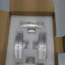 Eleganttime 4 Pack Easy Grip Handle Glass Fermentation Weights Great Mason Jar Wide Mouth Canning Fermenting Pickling Sourkrout Kraut Weight Fermentation Kit