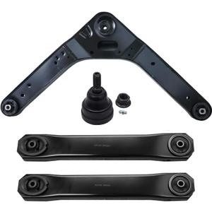 Detroit Axle - 4pc Rear Control Arms Kit for 99-04 Jeep Grand Cherokee 1999 2000 2001 2002 2003 2004, 2 Lower Control Arms, 1 Upper Control Arm, 1 Upper Ball Joint, Replacement