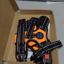 PHOEPET No Pull Dog Harness Medium Reflective Front Clip Vest with Handle,Adjustable 2 Metal Rings 3 Buckles,[Easy to Put on & Take Off](M, Orange)