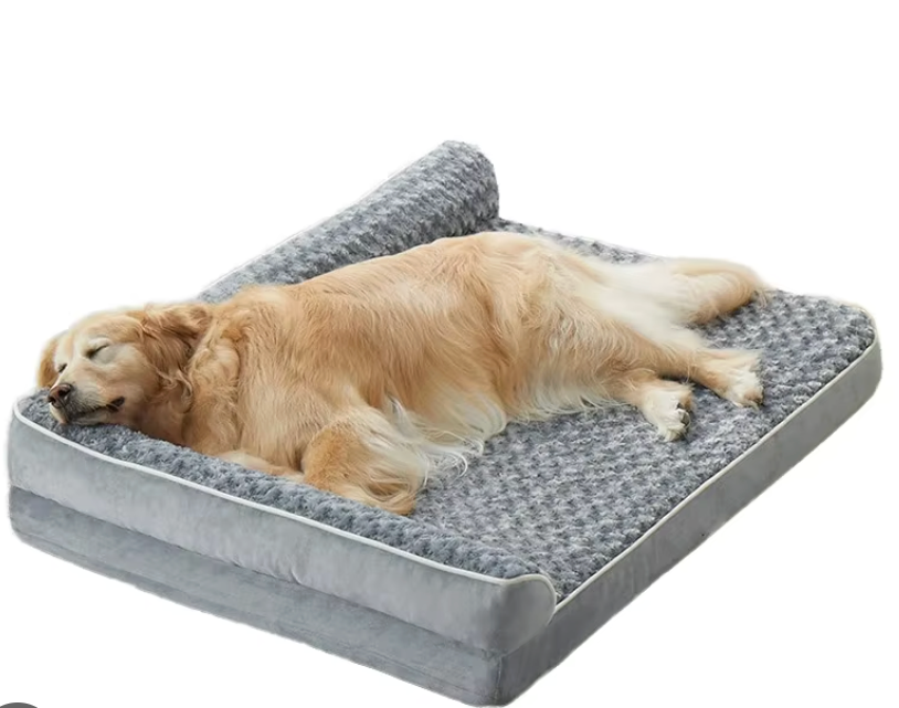 Dog Bed Comfortable Washable Fluffy Durable Large Foam Sofa
 3x2 ft