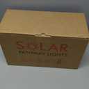 BITPOTT Bright Solar Pathway Lights Outdoor, 8 Pack Solar Powered Garden Lights Waterproof IP65, Auto On/Off Outdoor Light for Lawn Patio Walkway Driveway Decor Landscape Lighting (Warm White)