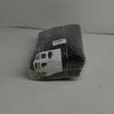 UIRWAY 18FT Round Pool Cover, Inflatable Pool Covers for Above Ground Pools with Elastic Cord - Snug Fit & Easy Installation, Outdoor Swimming Pool Cover with 2 Reflective Strip Handles, Dark Black