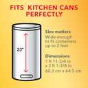 Glad Tall Kitchen Trash Bags 13 Gallon, Gain Original Garbage Bags, Odorshield with Drawstring, 34 Count