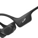 Bone Conduction Headphones for Swimming - Open-Ear Wireless Sport Earbuds with Hybrid Bone & Air Conduction, Built-in MP3 Storage, IPX8 Waterproof, Bluetooth Running Headphones (Midnight Black)