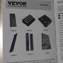 VEVOR Car Driveway Rubber Curb Ramp, 2 Pack 48.8-inch-Long Heavy Duty Low Profile Slope Ramps, 2.6’’ Rise, 33069 lbs Load Capacity, Reflective Safety Strips, for Vehicles, RVs, and Wheelchairs