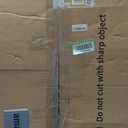 Regalo Safety 36" Extra Tall Baby Gate for Doorways & Bottom of Stairs, Pressure Mounted Walk Through Gate for Babies, Toddlers & Pets, Tested & Safe for 30 Years, American Designed, American Owned (Black)