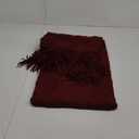 PAVILIA Maroon Red Knit Throw Blanket for Couch Bed, Soft Knitted Farmhouse Sofa Throw for Living Room, Lightweight Decorative Fall Throw Blanket for Chair, Outdoor Textured Boho Blanket, 50x60