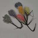 WILLBOND 36 Pcs Artificial Breath Flowers Pastel Foam Berry Spike Picks Mini Fake Vanilla Flower Faux Bouquet for Home Vase Wedding Party Indoor Office Outside Hanging Decoration