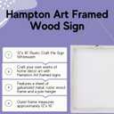 Wooden Frame White, 12 x 16 Inch