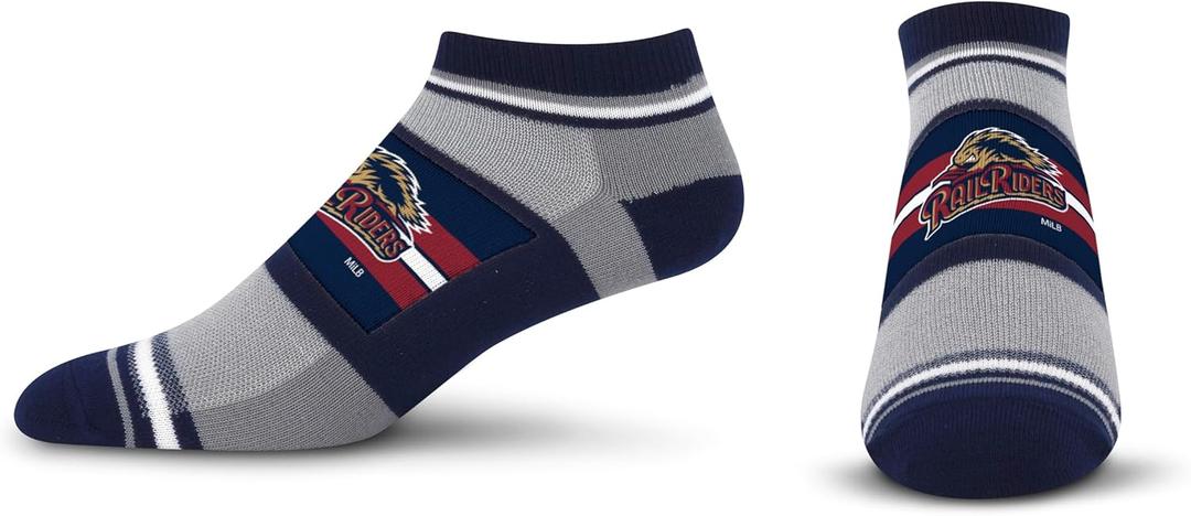 For Bare Feet Unisex Kid's MiLB Streak No Show Sock (Team)